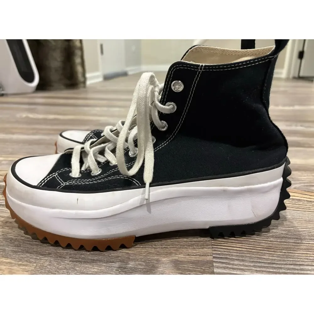Converse Run Star Hike Hi Sneakers Chuck Taylor Unisex Womens 10 Mens 8.5 - Picture 4 of 14